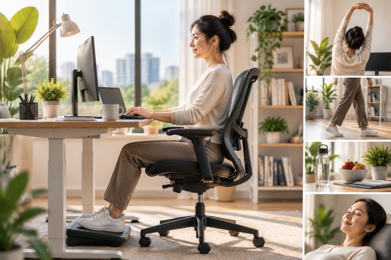 Desk Ergonomics and Posture: How to Work More Comfortably Without Chasing a ‘Perfect’ Position